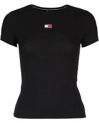 Tommy Hilfiger - Slim Badge Rib Tee - Lyst