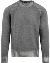 Drumohr - Pullover grau - Lyst