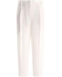 Brunello Cucinelli - Slouchy Trousers - Lyst