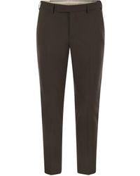 PT Torino - Dieci Stretch Virgin Wool Trousers - Lyst
