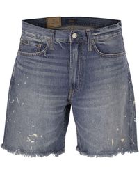 Polo Ralph Lauren - Frayed Vintage Classic Shorts 20.5 Cm - Lyst