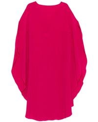 Gianluca Capannolo - Silk Midi Dress - Lyst