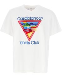 CASABLANCA - Camiseta de icono de 'Tennis Club' - Lyst