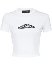 DSquared² - D2 Icon-Print T-Shirt - Lyst