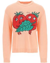 Sky High Farm - 'Happy Tomatoes' Cotton Sweater - Lyst