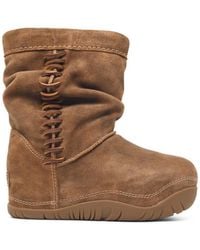UGG - Chestnut Bucked Suede Boots - Lyst