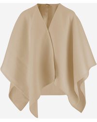 Max Mara - Serra-cape In Alpaca- En Wolmix - Lyst