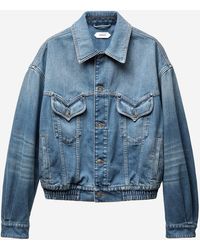 Versace - Veste en jean en coton - Lyst