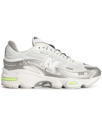 New Balance - Neue Balance '1000' weiße Stoffmischung Turnschuhe - Lyst