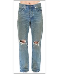 Purple Brand - Elevated Denim Mini Jeans - Lyst