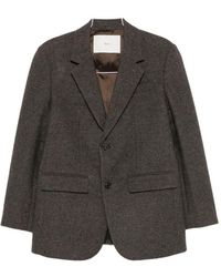 DUNST - Wool Single-Breasted Blazer Jacket - Lyst