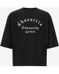 Willy Chavarria - Cotton T Shirt With Logo - Lyst