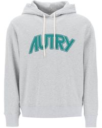 Autry - Hoodie With Maxi Logo Print - Lyst