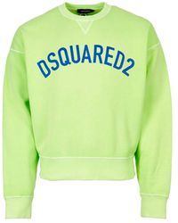 DSquared² - Sweatshirt mit Logo aus Baumwolle - Lyst