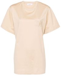Max Mara - T-shirt Korte Mouwen Bruin - Lyst