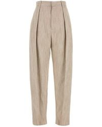 Bottega Veneta - Melange Viscosa Blend Pant - Lyst