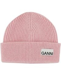 Ganni - Beanie Hat - Lyst
