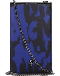 Alexander McQueen - Mobile Phone Holder Leather - Lyst