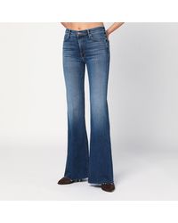 Mother - The Doozy Fray Flared Jeans - Lyst