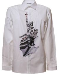 Neil Barrett - State Of Liberty Cotton Shirt - Lyst