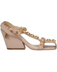 Stella McCartney - Sandali Donna Eco Pelle Rosa/Dune - Lyst