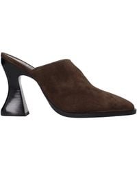 Bottega Veneta - Cha Cha Sandals Suede/Dark Chocolate - Lyst