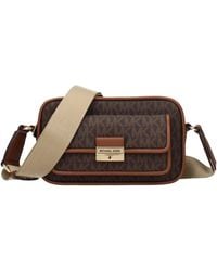 Michael Kors - Bradshaw Shoulder Bag For Fabric/Acorn - Lyst