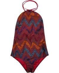 Feel me fab - Keywest Printed One Piece Swimsuit - Lyst
