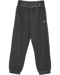 DIESEL - Logo-Waistband Cotton Track Pants - Lyst