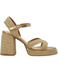 Castañer - Flache Schuhe Golden - Lyst