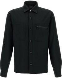 ZEGNA - Techmerino Overshirt - Lyst
