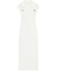 Courreges - Maxi-Jurk Met Logo - Lyst