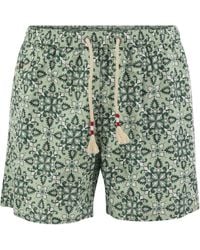 Mc2 Saint Barth - Leichtes Stoffschwimmkostüm mit Druck - Lyst