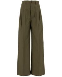 Maison Margiela - Army Cotton Wide-Leg Pant - Lyst