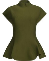 KHAITE - Andra Casual Viscose Polyamide Top - Lyst