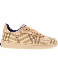 Burberry - Check Terrace Sneakers - Lyst