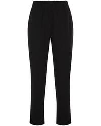 Weekend by Maxmara - Wkdelfo Slim Fit Stretch-Hose aus technischem Jersey - Lyst