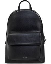Paul Smith - Lederen Rugzak - Lyst