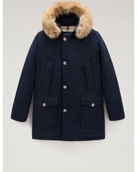 Woolrich - Parka arktische Männer Baumwollblau/Meltonblau - Lyst