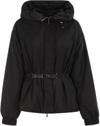 Moorer - Glarea Stp Technical Hooded Jacket With Adjustable Belt - Lyst
