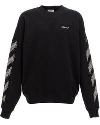 Off-White c/o Virgil Abloh - Off- 'Pixel Diag Skate' Sweatshirt - Lyst