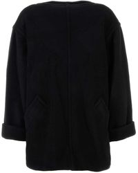MM6 by Maison Margiela - Wool Blend Oversize Sweater - Lyst