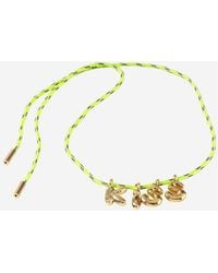 Sorbet Island - Fabric And Metal Necklace - Lyst