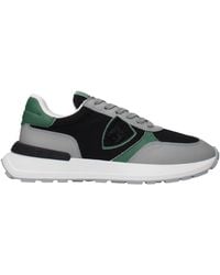 Philippe Model - Black Fabric Sneakers - Lyst