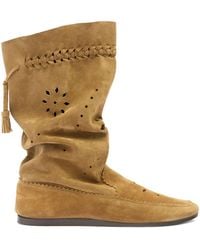 Isabel Marant - Welky Leather Boots - Lyst