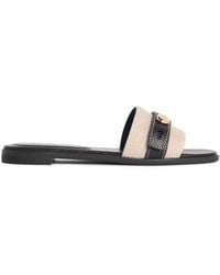 Tory Burch - 'Romy' Leather Blend Slippers - Lyst