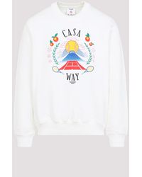 CASABLANCA - Organic Cotton Casa Way Sweatshirt - Lyst