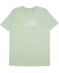 MM6 by Maison Margiela - T Shirts and Polos Green - Lyst