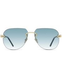 Fred - Sonnenbrille Fg4011 Un 30 Z Manille Cable Gold/Blau Unisex - Lyst