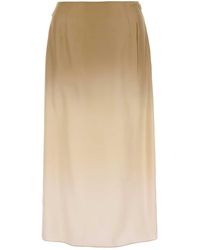 Prada - Silk Skirt - Lyst